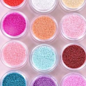 Nail glitter and recycling box